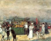 威廉 詹姆斯 格莱肯斯 : Fruit Stand,Coney Island